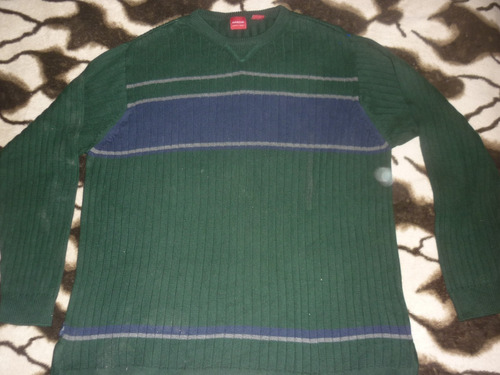 E Sweater Arrow Hilo Talle L Verde Art 68718