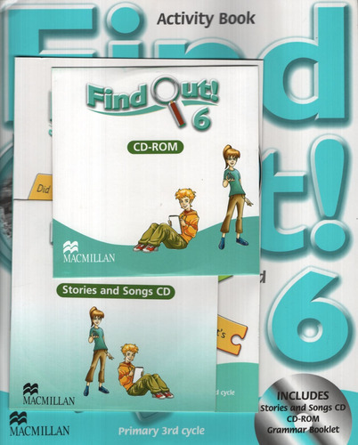 Find Out! 6 - Activity Pack (songs Audio Cd + Cd-rom + Gra 