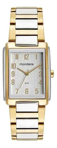 Relógio Mondaine Prata E Dourado Feminino 32520lpmvbe3