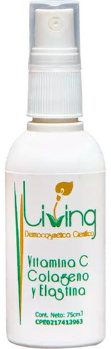 Spray Hidratante Antiarrugas Colágeno Elastina 75ml Living