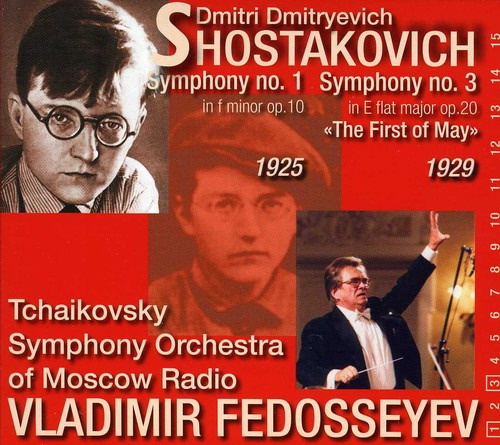 Shostakovitch//tchaikovsky Sym Orch/fedoseyev Sym 1 Y 3 Cd