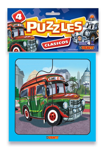 Duravit 032 Rompecabeza Puzzles Clasicos 4 X4 Piezas