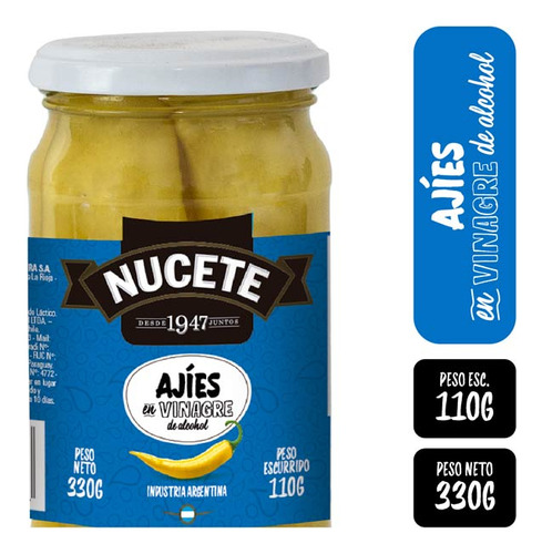 Ajies   100 Gr Nucete Encurtidos