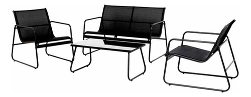 Juego Patio Jardin Exterior 4personas Mesa Sillones