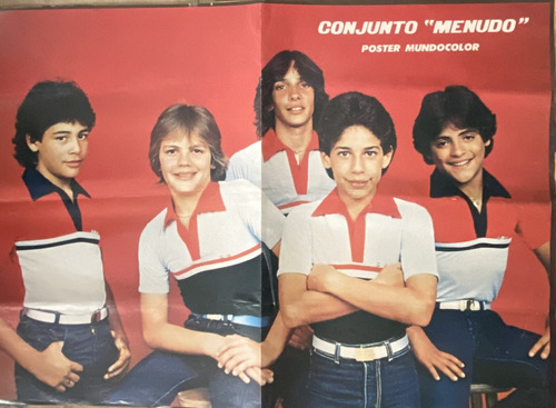 Lámina, Conjunto Menudo, Antiguo Poster Mundocolor, Cr8b1