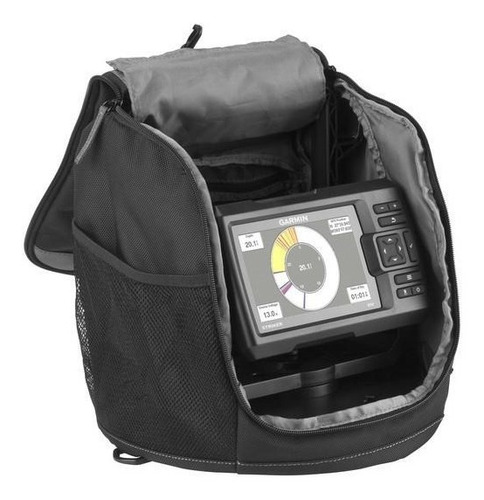 Mochila portátil com kit de pesca para Garmin Striker Echoma GPS