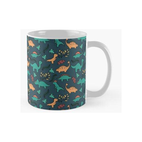 Taza Patrón De Dinosaurio Calidad Premium