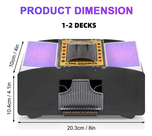 Card Automática Feierya Shuffler, Juego De Cartas Shuffler E
