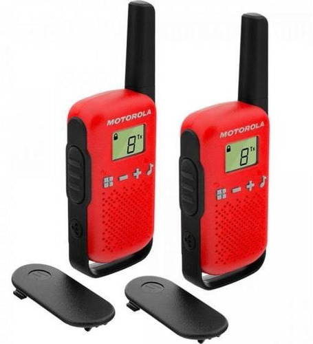 Rádio Comunicador Talkabout Motorola T110br 25km Vermelho