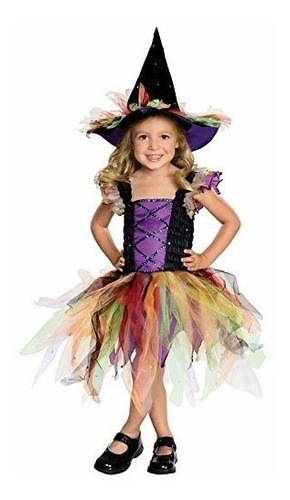 Rubies Permite Pretender Childs Glitter Witch Costume Small