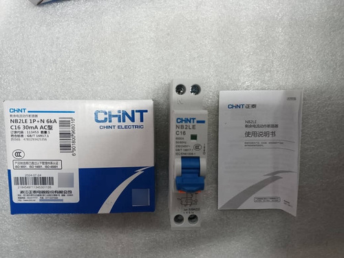 Interruptor Automático Chint Nb2le 1p 16a