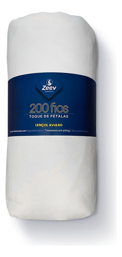Lençol Solteiro 200 Fios Toque De Pétalas Anti-pilling