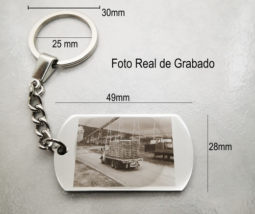 Imagen 9 de 10 de 10 Llaveros Acero Promocional Empresa Grabado Láser M1057/58