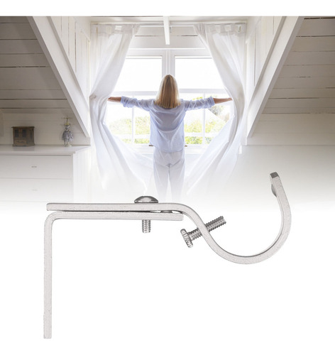 Soporte De Barra De Cortina Ajustable, Resistente, 3 Piezas
