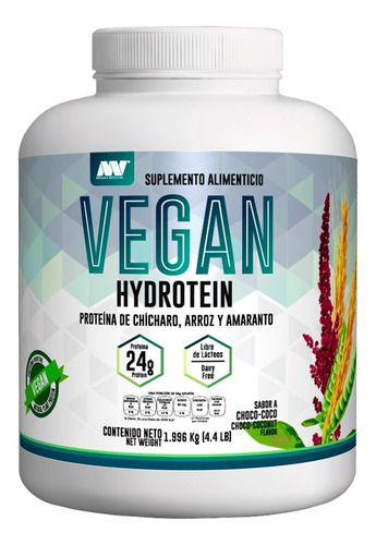 Proteina Hydrotein Vegan 4.4 Lbs Vegana 