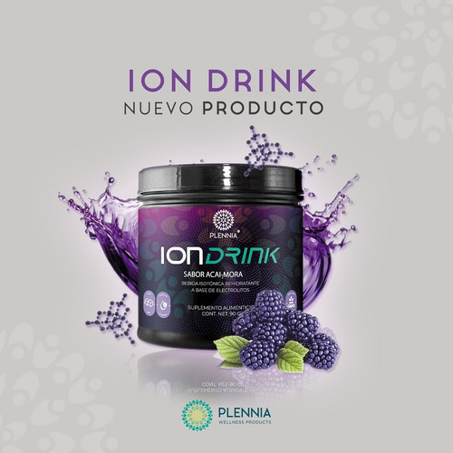 Ion-drink || Electrolitos, Vitaminas, Minerales Y Rehidrata