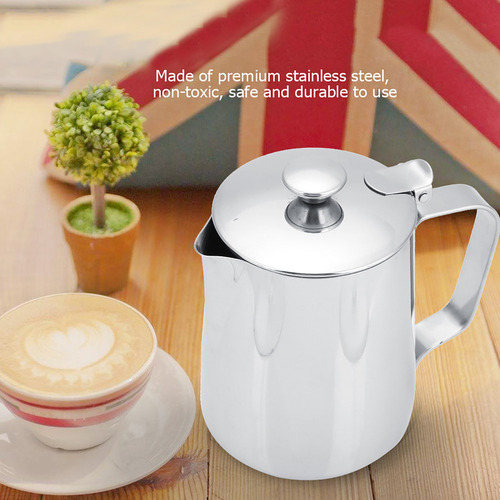. Jarra De Espuma Leche De Taza De Café De Acero Inoxidable
