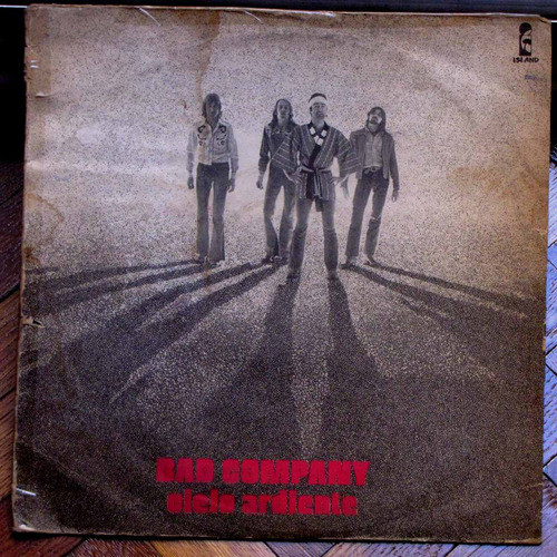 Lp - Bad Company (paul Rodgers) - Cielo Ardiente - Muy Bueno