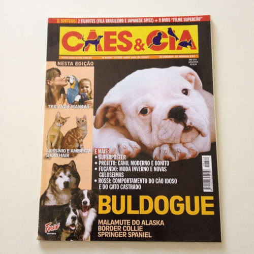 Revista Cães E Cia Buldogue N°314 D549