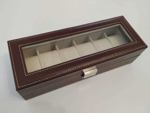 Imagen 6 de 9 de Estuche Caja Organizador Para 6 Relojes
