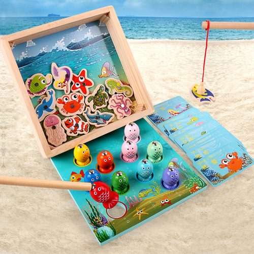 Juego De Pesca De Madera Juegos De Mesa De Juguete Juguetes