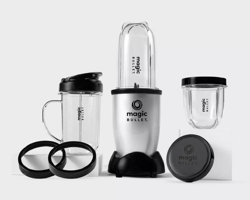 Licuadora Magic Bullet 11 Piezas Mbr-1122-bg Color Plateado