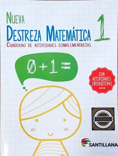 Destrezas Matemáticas 1 Cuaderno De Ejercicios Edt Santillan | MercadoLibre