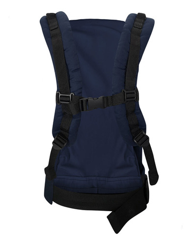 Portabebé Ergonómico Gabardina Lisa La Rebozería Nukú Color Azul Marino