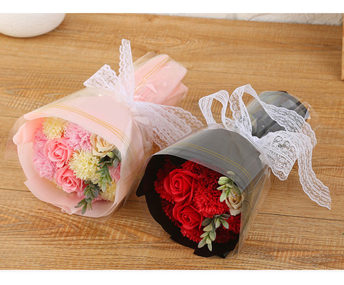 1 Ramo De Flores Con Jabón De Clavel, Creativo Y Práctico