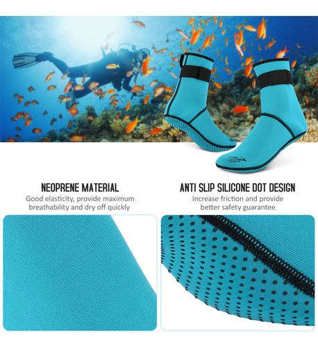 Calcetines De Buceo De Neopreno De 3 Mm, Calcetines De Agua