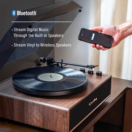 Tocadiscos Crosley Cr6046a-wagl Stave Bluetooth Walnut