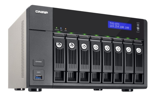 Nas Qnap 8 Bahias Tvs-871 (servidor De Archivos)