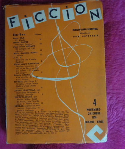 Ficcion Revista Libro Bimestral N°4 - Año 1956 Sabato Pla