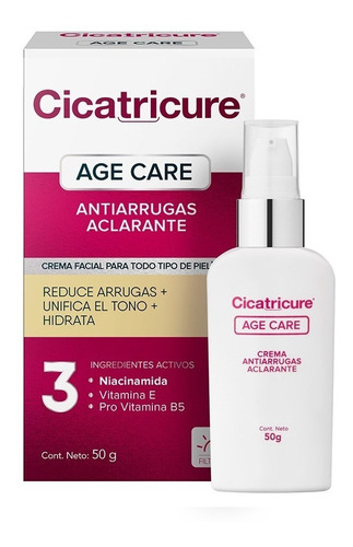 Cicatricure Age Care Antiarrugas Aclarante Crema Facial 50g