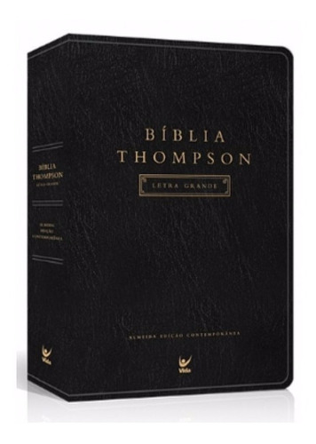 Bíblia Thompson Preta  Com Índice