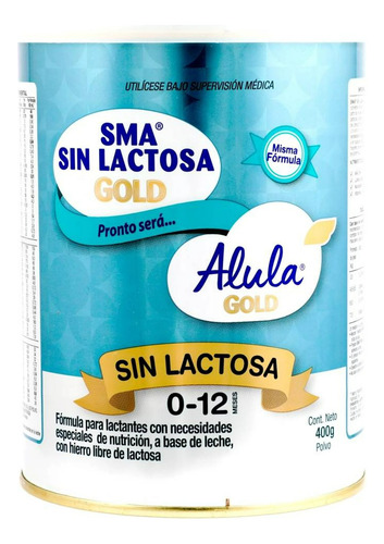 Leche Aspen Sma Alula Gold Sin Lactosa 400g 0 A 12 Meses