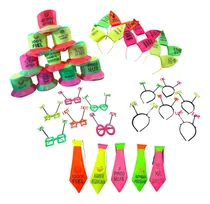 Comprar Combo Fluo Frases X50 Artículos Cotillón Carioca Para Fiesta