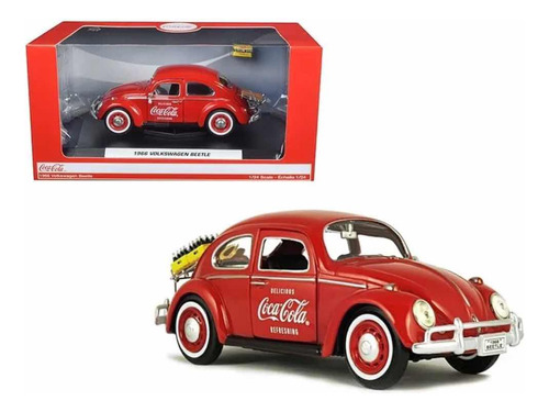 Coca Cola 1966 Volkswagen Beetle Escala 1/24