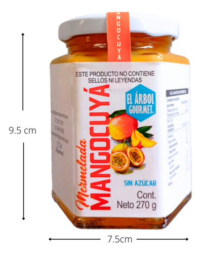 Pack 2 Mermeladas Sin Azúcar Mango Maracuyá Y Frutos Rojos