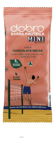 Kit 2x: Barra Proteica Chocolate Belga Dobro 25g