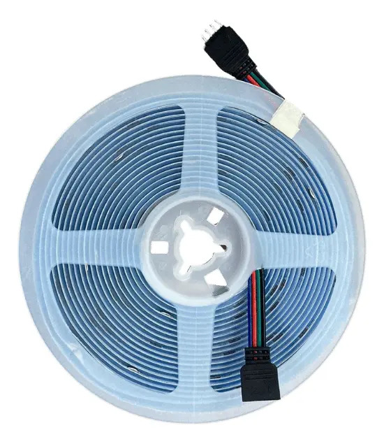 Fita Led 5 Metros Rgb Ip20 Colorida Luz Branco-frio
