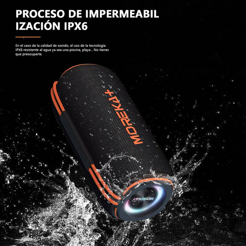 Bocinas Portatiles Bluetooth Altavoces Estéreo Con Subwoofer Negro