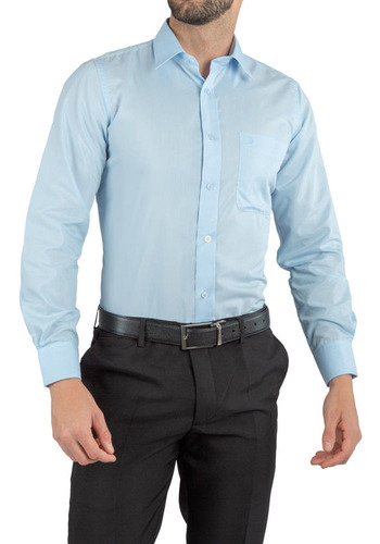 Camisa Alejandro Celeste Claro Donatelli