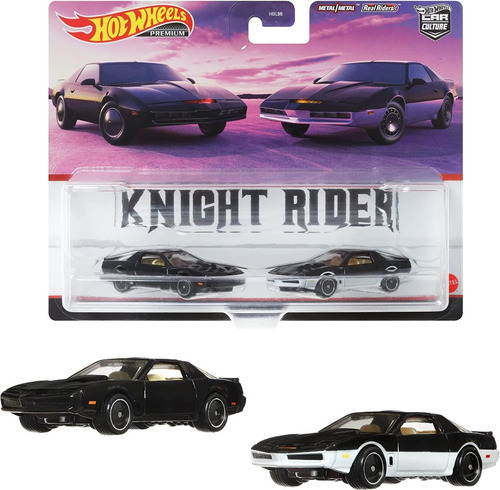 Hot Wheels Premium 2 Pack Knight Rider K.i.t.t. K.a.r.r. 