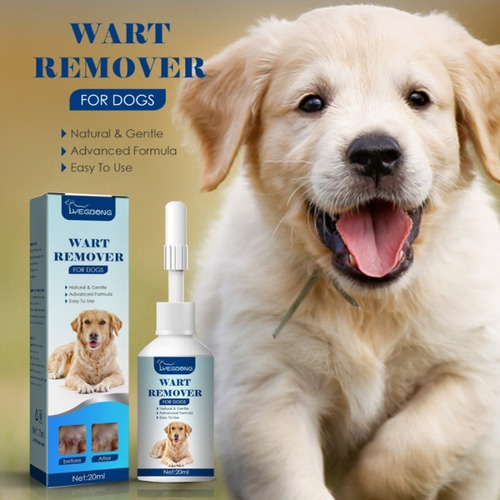Tratamiento Natural Eliminador De Verrugas Para Perros, 5 Un