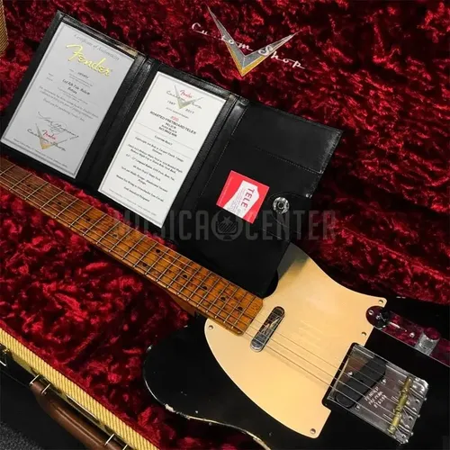 Guitarra Fender Custom Shop Telecaster Ltd Relic Built Black