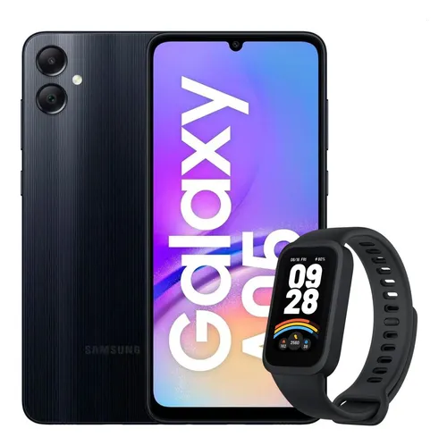 Celular Samsung Galaxy A05 64gb/4gb Negro + Mi Band 9 Active
