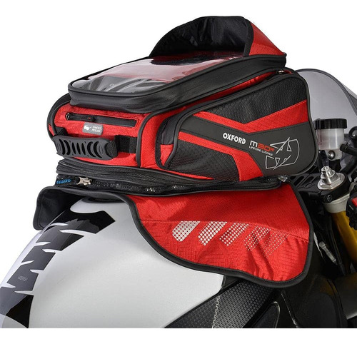 Oxford Ol246 Red 30 L Tank Bag (m30r Magnetic Mount Motorcyc