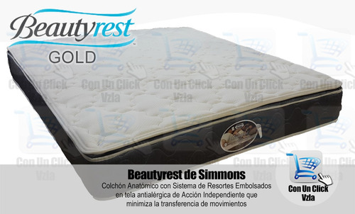 Colchon Simmons Beautyrest Gold 160x190