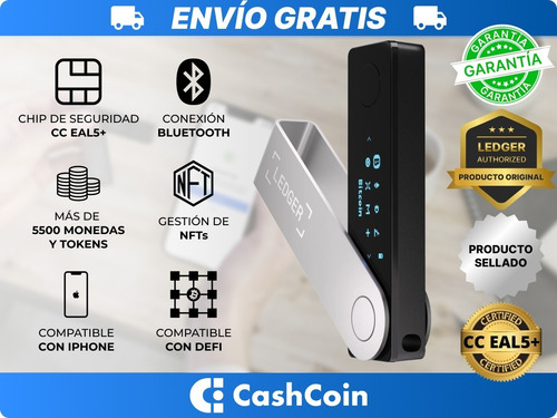Imagen 3 de 10 de Ledger Nano X - Hardware Wallet Bluetooth